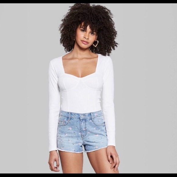 wild fable Tops - Wild Fable Bustier Shirt
